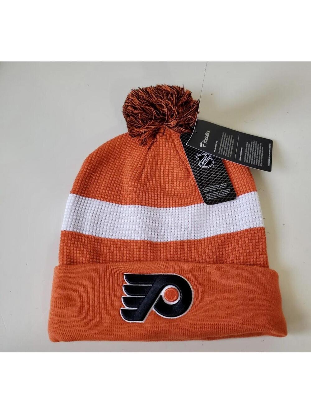 Philadelphia Flyers NHL Fanatics Hometown Winter Pom Beanie Hat - Orange
